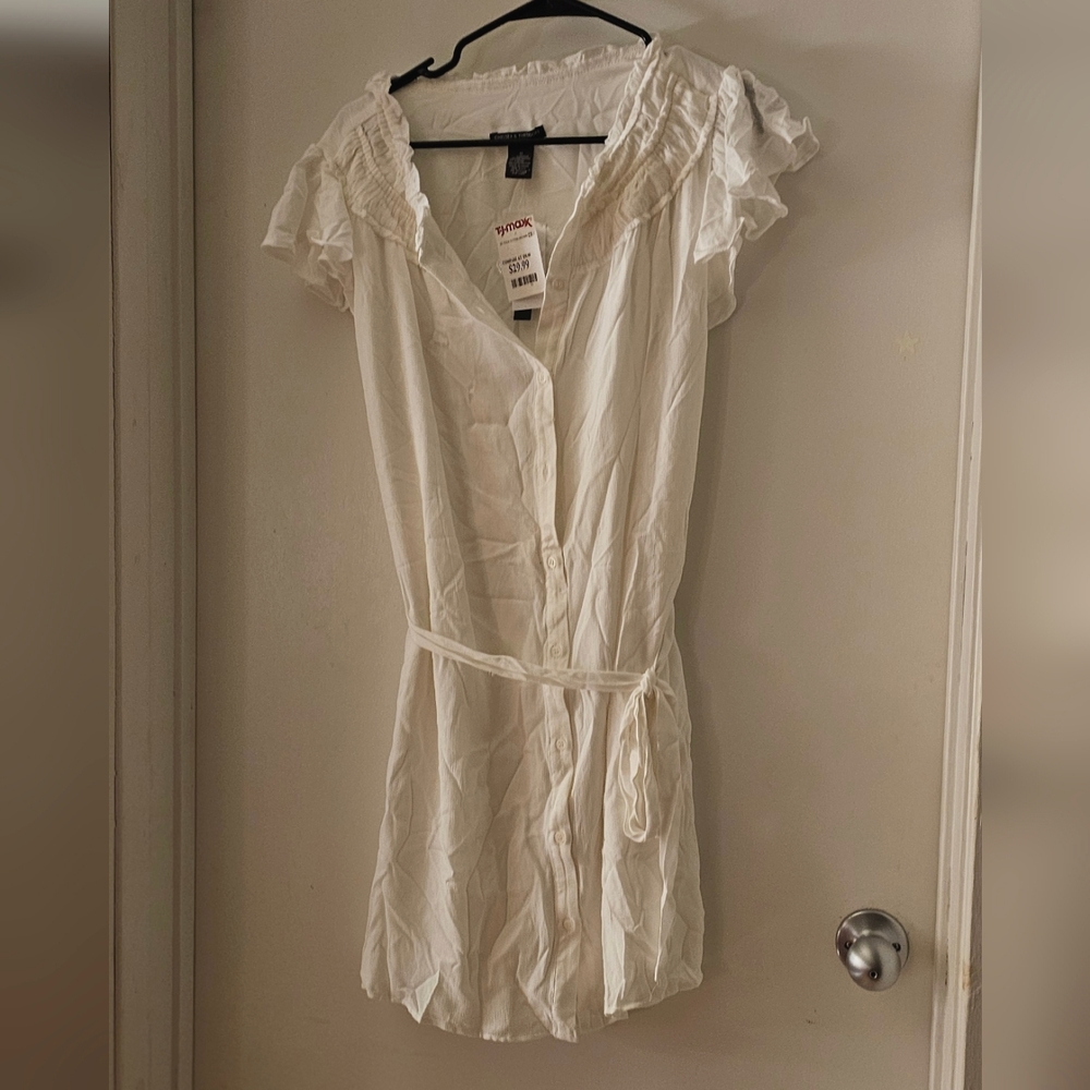 Medium White Chelsea and Theodore Dress